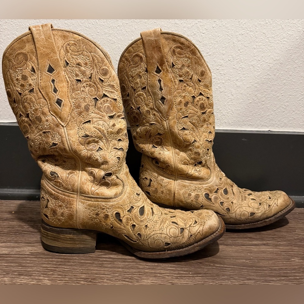 Corral Vintage Women’s Cowboy Size 8M Made in Mexico